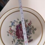 set of 5 Limoges tea/coffee cups, floral pattern
