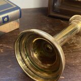 Push candle holder in brass