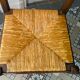 Lot de 2 chaise bois et paille