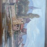 Tableau ancien paysage