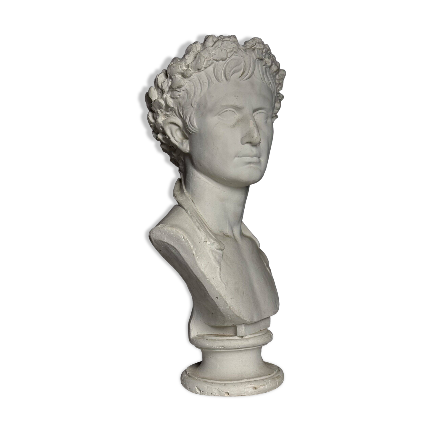 Buste en plâtre de l'empereur Auguste
