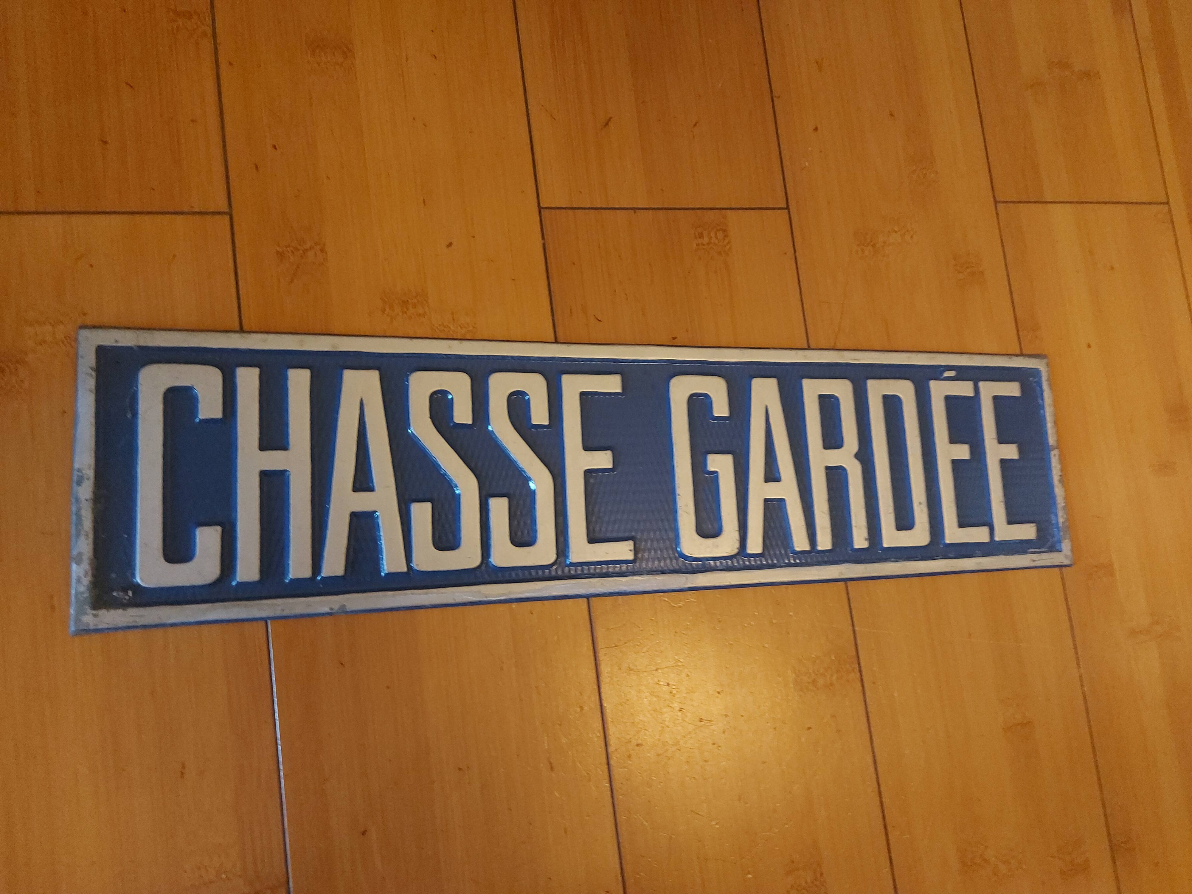 Metal plate preserved