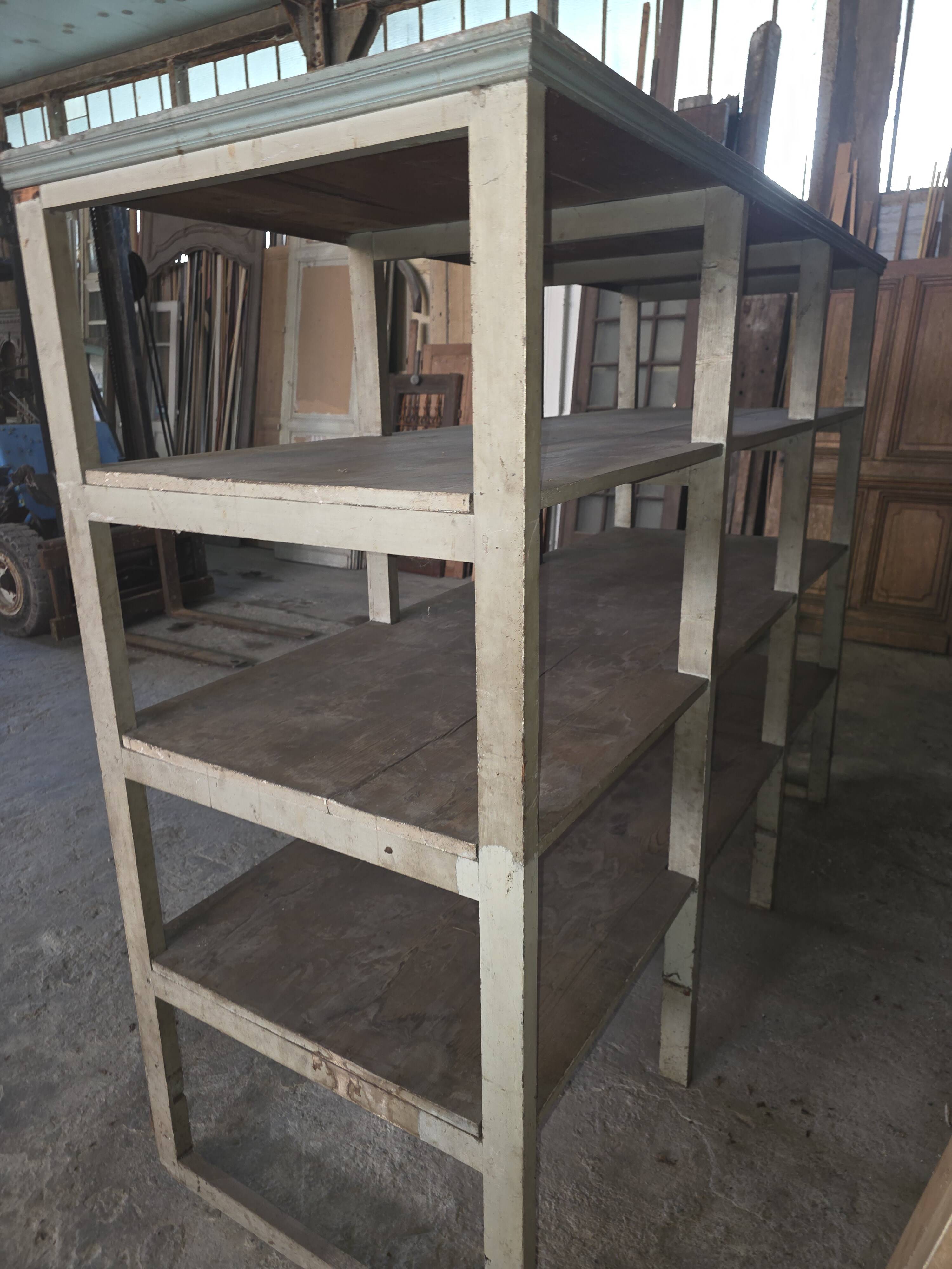 Old shop bookshelf