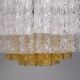 Vintage 1960s Murano Glass Pendant Chandelier, Italian Design