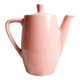 Pink porcelain coffee or teapot
