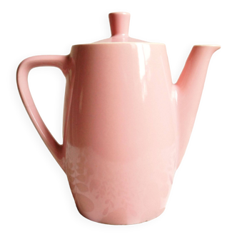 Cafetière ou théière porcelaine rose