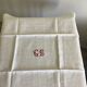 7 monogrammed damasse cotton towels