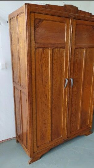 Parisian wardrobe in solid oak