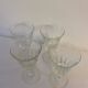 Lot de 4 petits verres à pieds