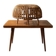 Mid-century woven rattan ottoman by Franco Albini, 1950s, Italy, 50 × 50 × 30 cm