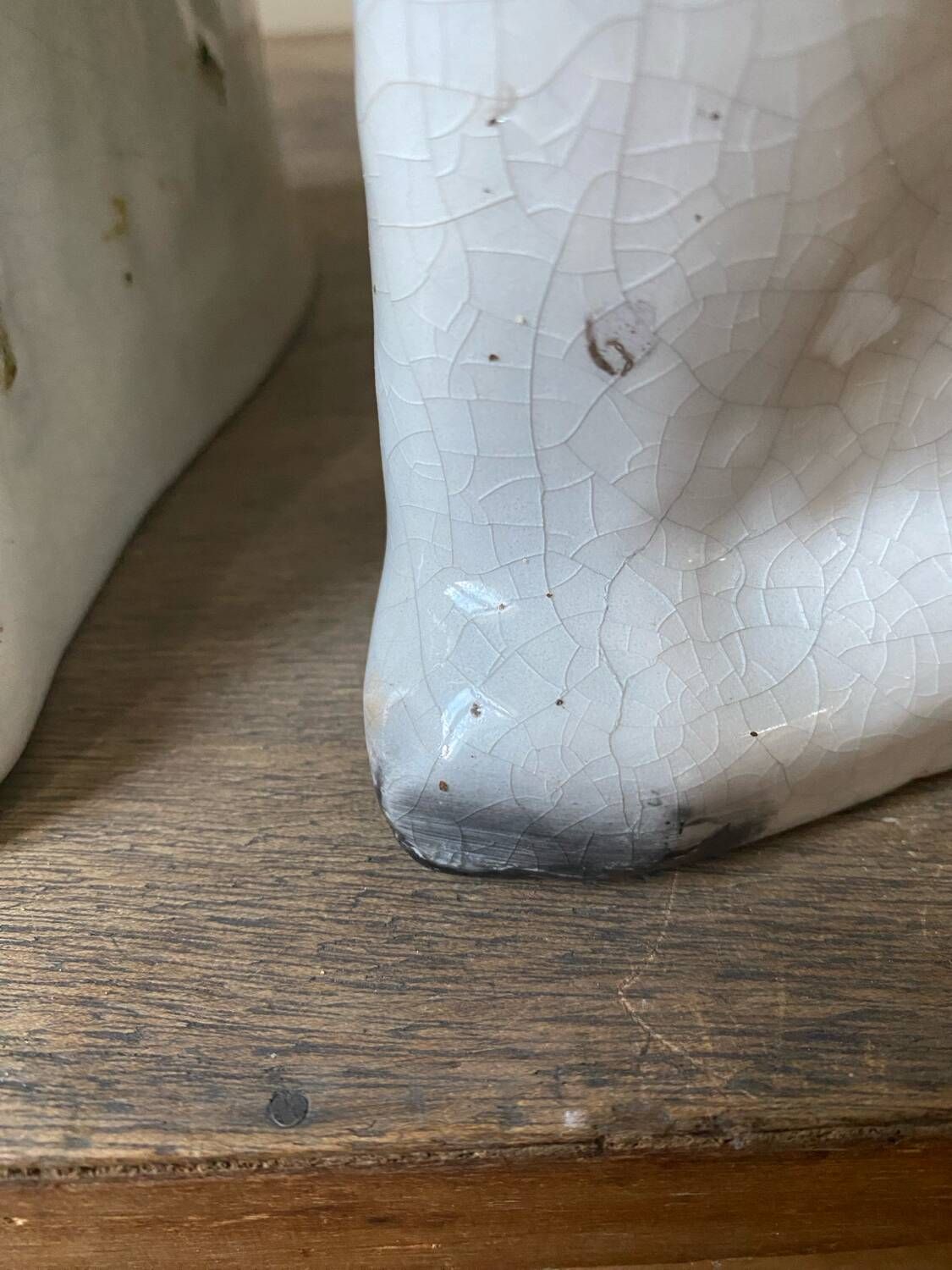 Pair of ceramic Staffordshire dogs late 19th century