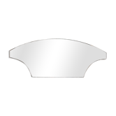 Miroir biseauté 63 cm