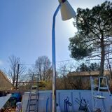 Adjustable Floor Lamp Iron and Chrome