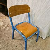 Child chair. Kindergarten chair. School chair. 1960.