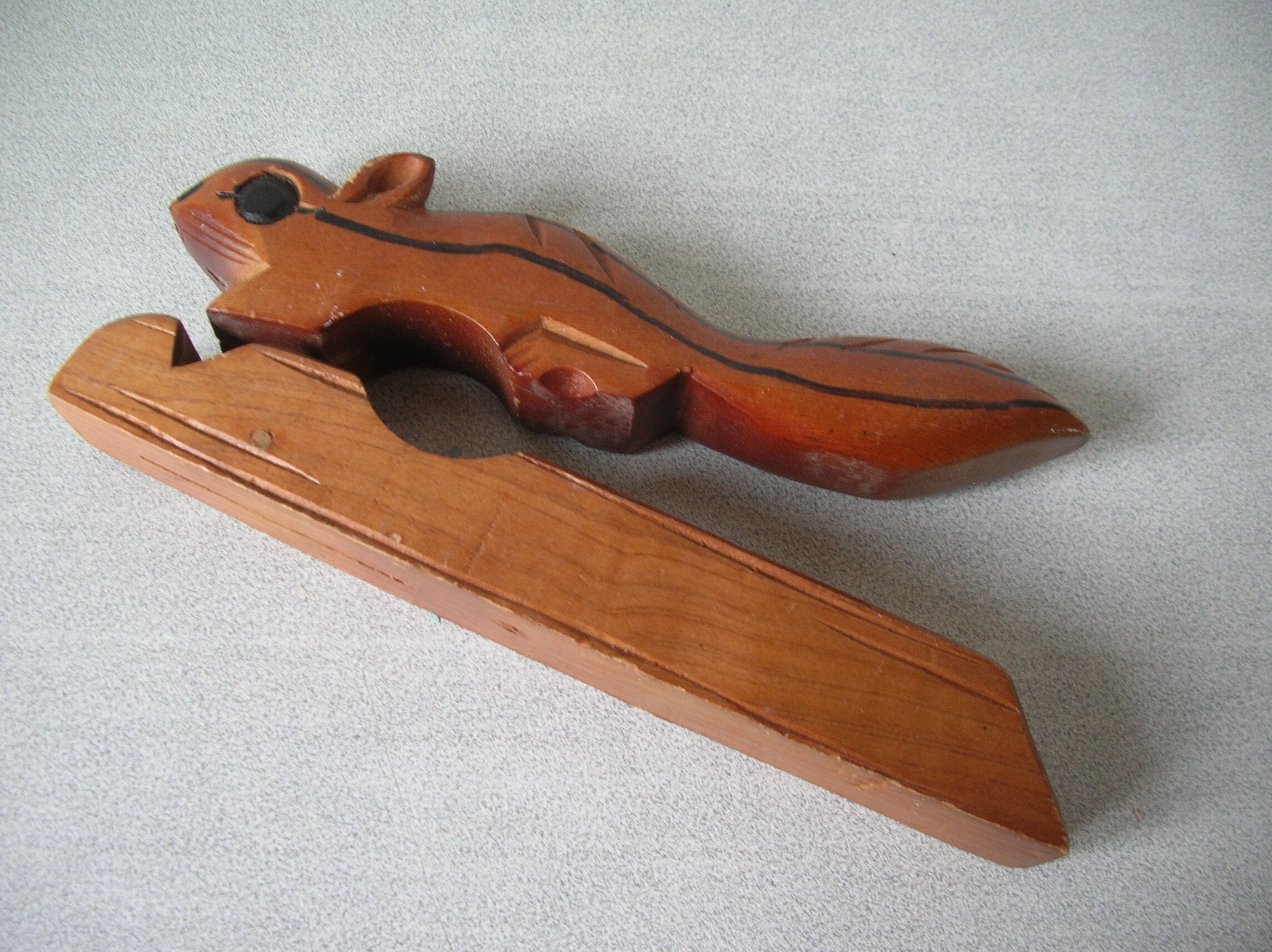 Old nutcracker nutcracker a carved wooden squirrel deco kitchen countryside