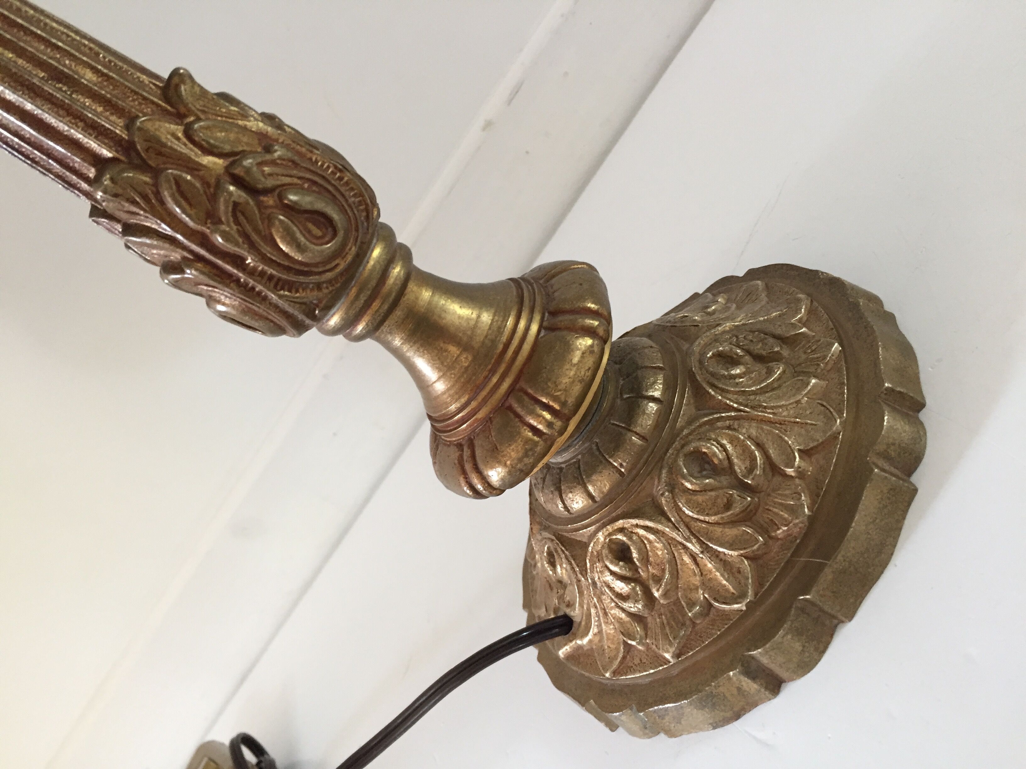 Lamp in brass