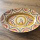 Oval plate Henriot Quimper Art Deco