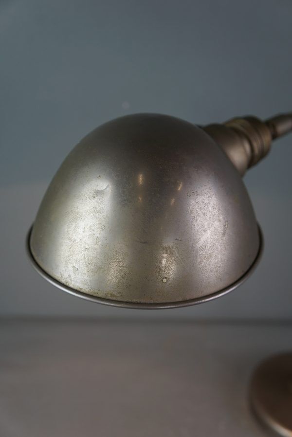 Vintage Metal Gooseneck Desk Lamp