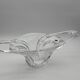 Large crystal centrepiece Art Vannes & matching swan – 54 cm