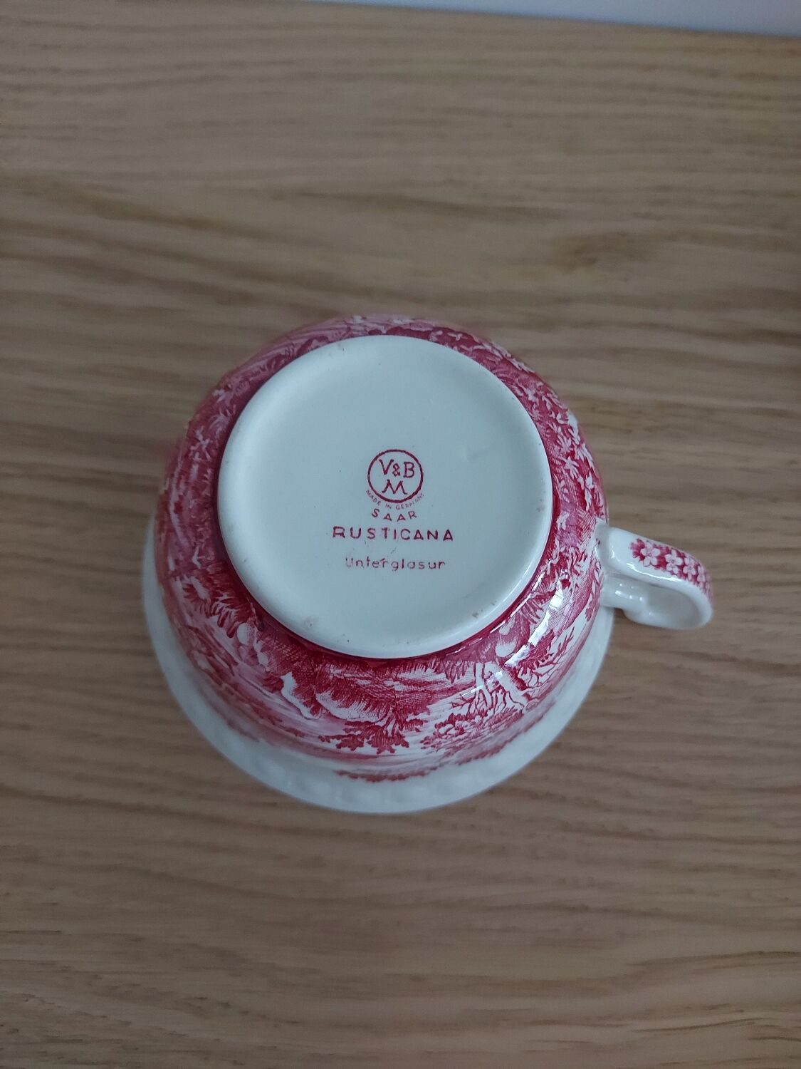 4 coffee cups and 4 sub-cups Rusticana Villeroy and Boch