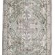 5x9 Turkish Olive Green & Cream Floral Vintage Area Rug, 169x280Cm