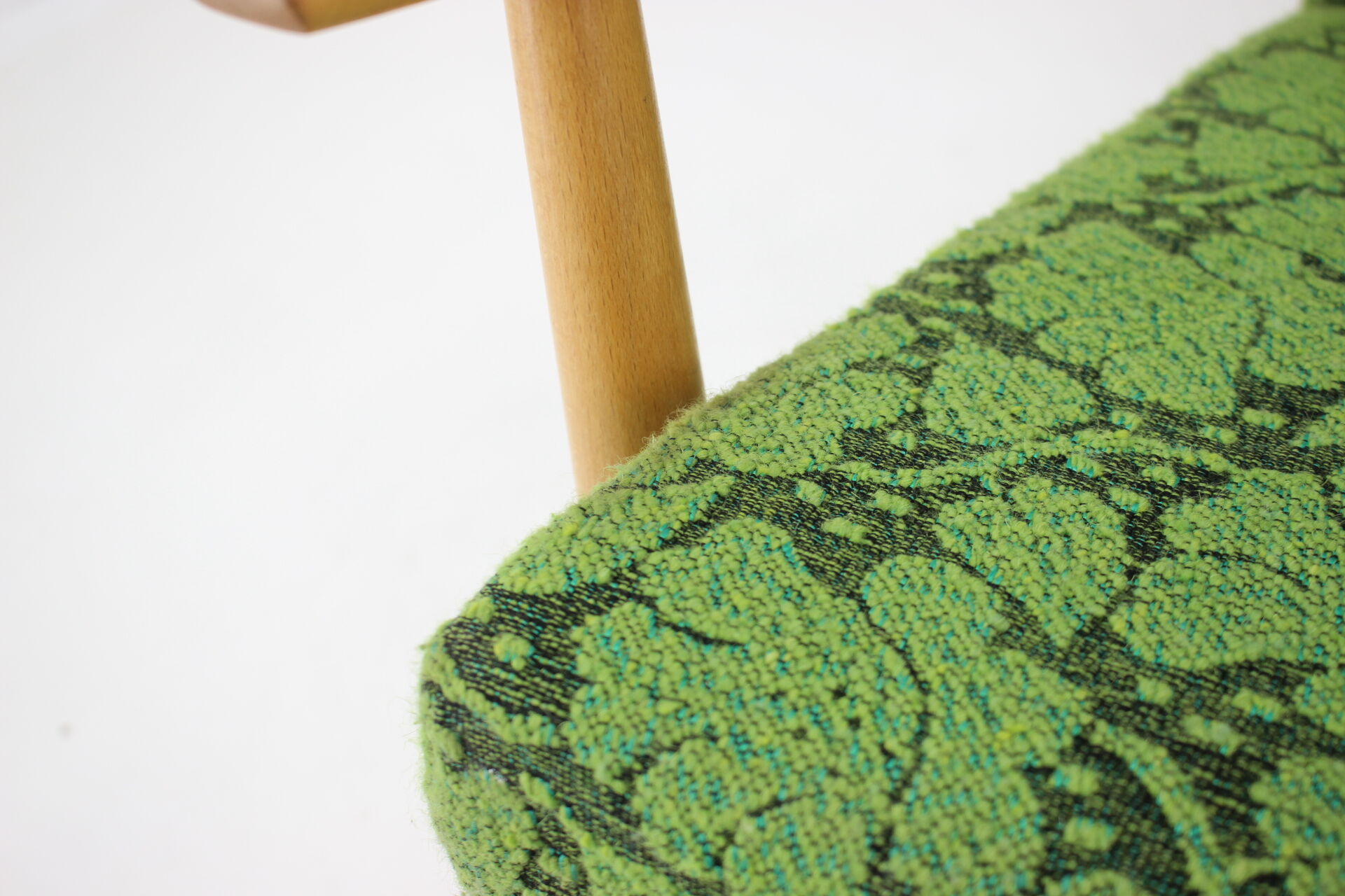 Pair of beech armchairs by ton ,czechoslovakia, 1960