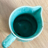 Decorative water decanter in painted ceramic