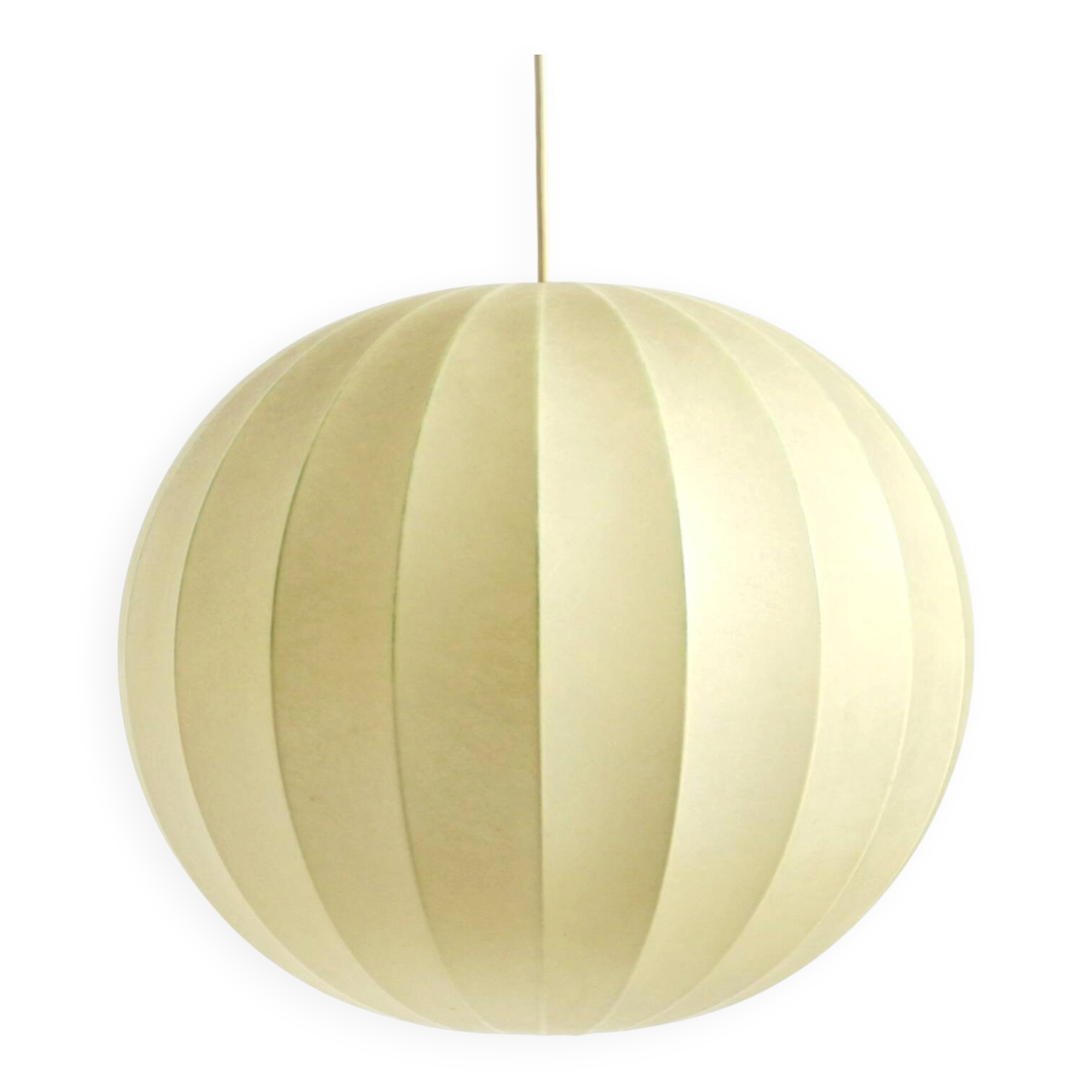 Beautiful Cocoon pendant lamp in very good vintage condition from the 1960s