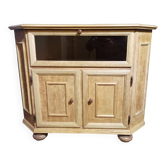Meuble d'angle en bois brut