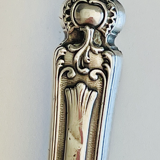 Solid silver fork 19em
