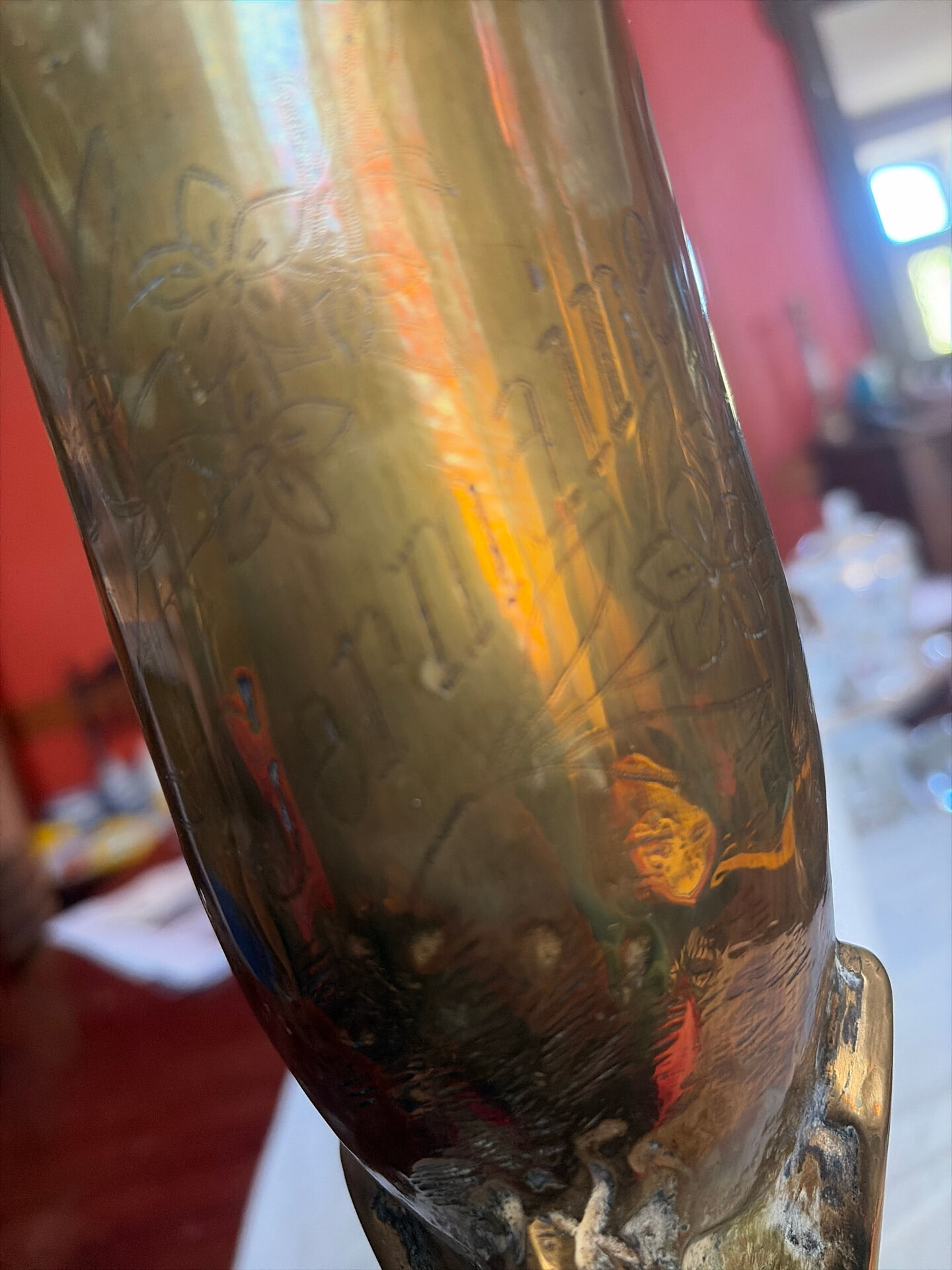 Vase laiton ww1