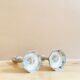 Pair of Pioneer EPNS silver-plated nickel candlesticks