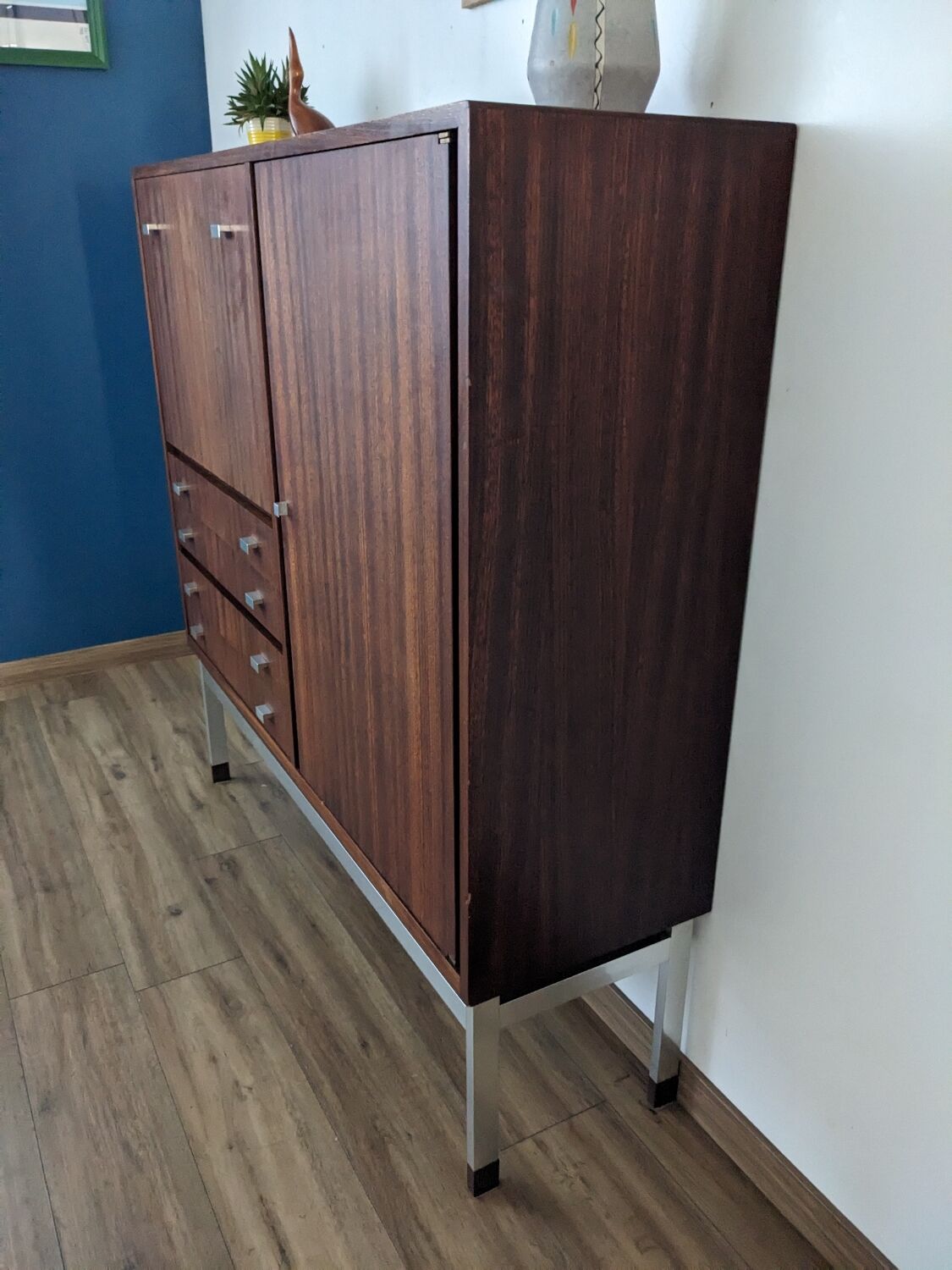 vintage secretary desk Scandinavian design