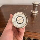 Silver Metal Art Deco Nouveau Salt and Pepper Shaker