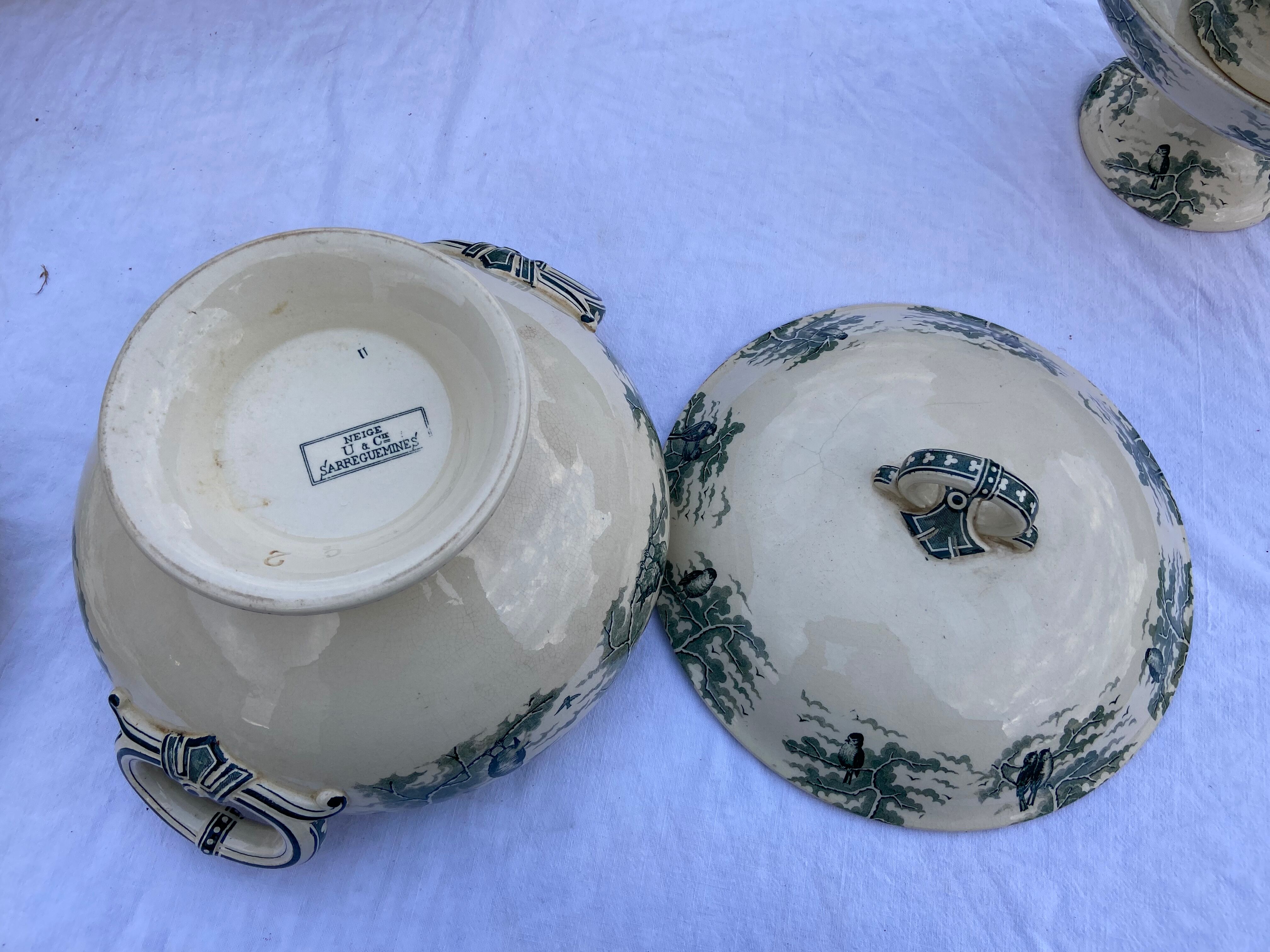 Service Sarreguemines 100 pieces