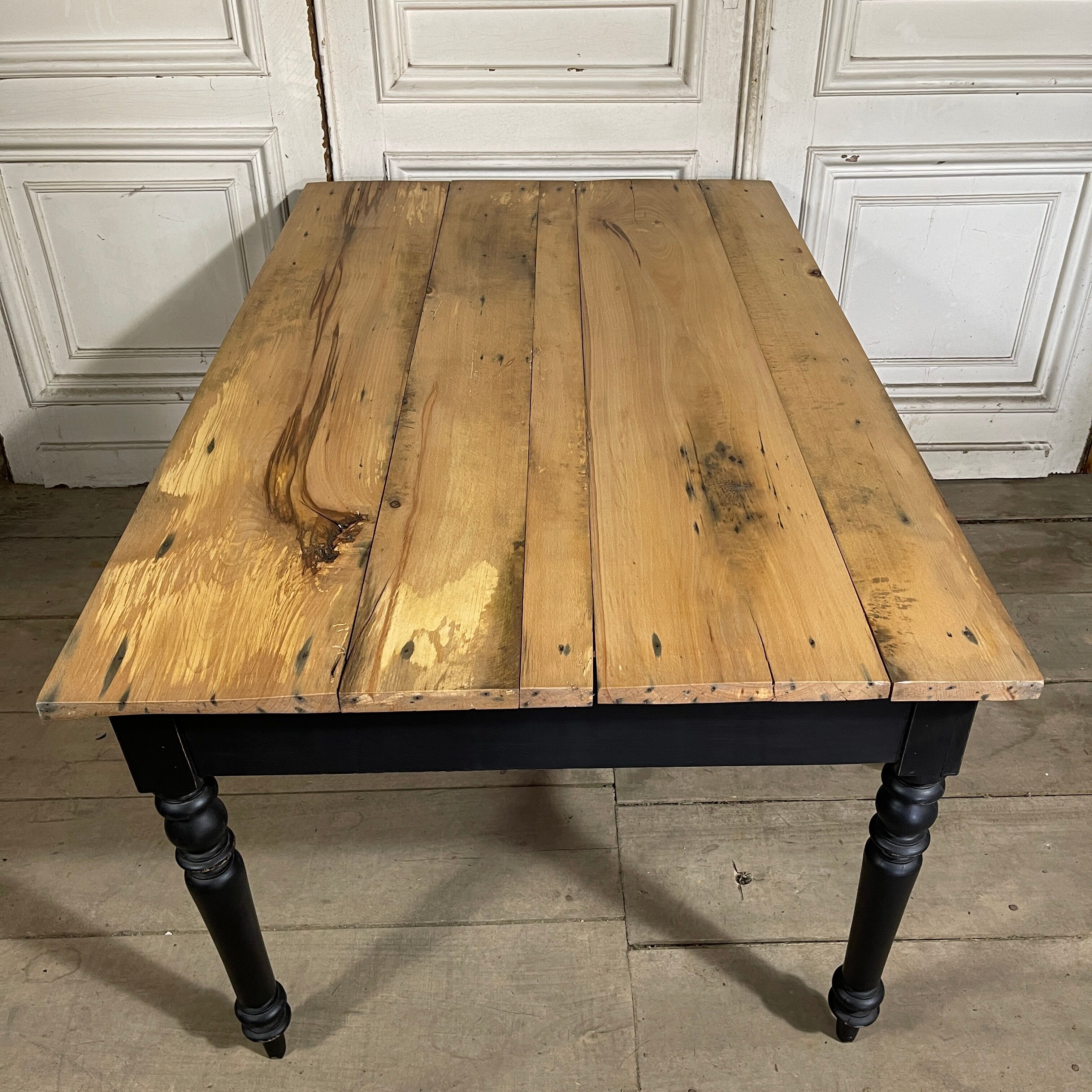 Patinated farmhouse table