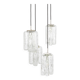 Superb cascading chandelier designed in Murano glass by Kalmar, Austria, 1970s.