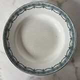 Set of 2 deep plates Terre de Fer St Armand Magali