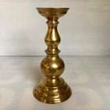 Large brass candlestick