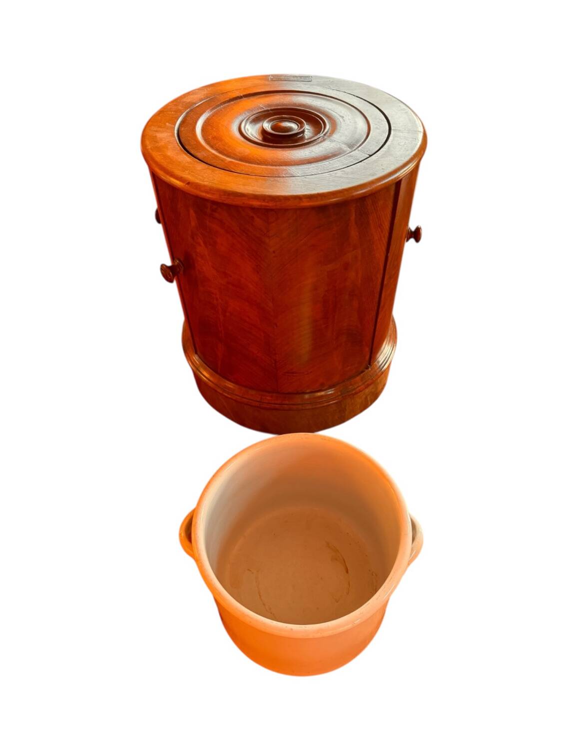 Somno bedside table from the 19th century in mahogany.