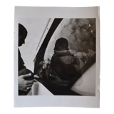 Anonymous film photo airplane pilot circa 1970