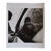 Anonymous film photo airplane pilot circa 1970