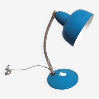 Vintage flexible blue lamp 1950