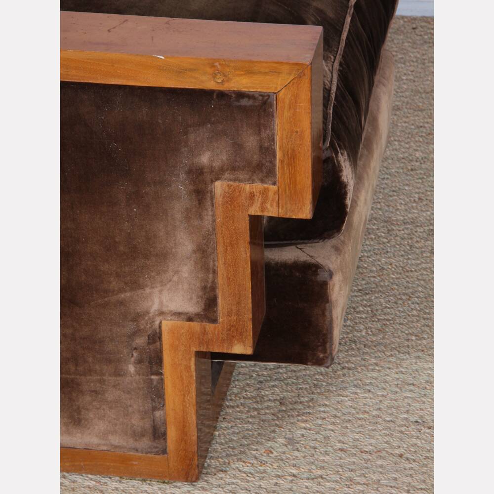 Paire de fauteuils géométrique du XXe siècle