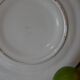 Set of 4 Belon earthenware oyster plates – 25 cm – yellow & green