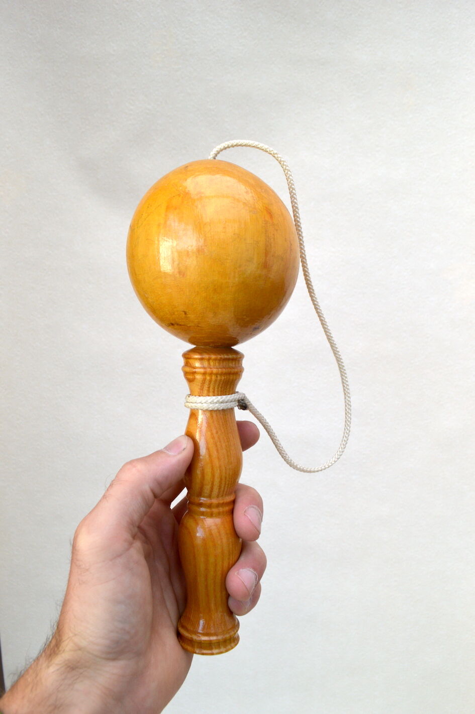 Wooden bilboquet