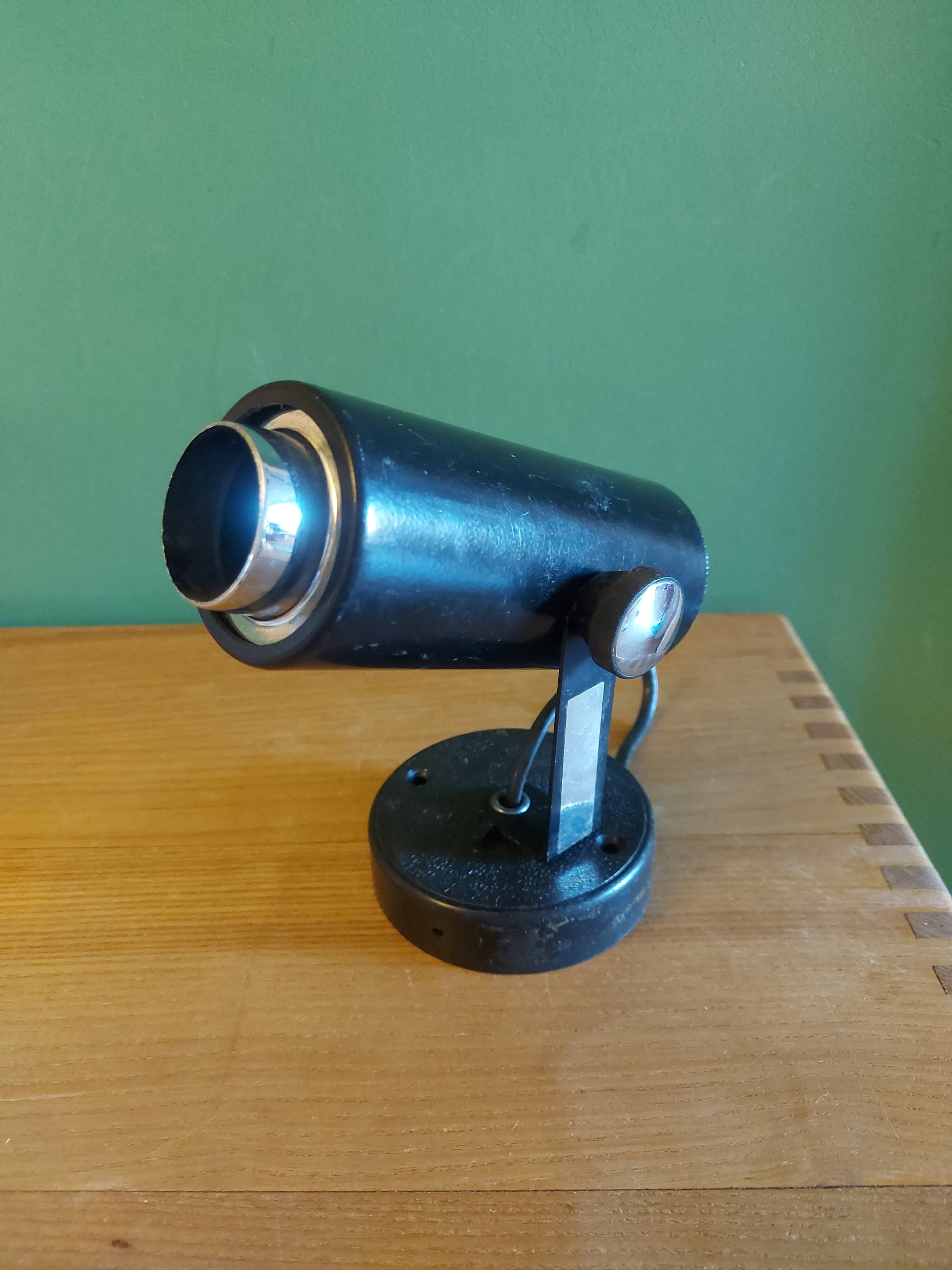 Wall lamp , Vintage spot ( metal and chrome )