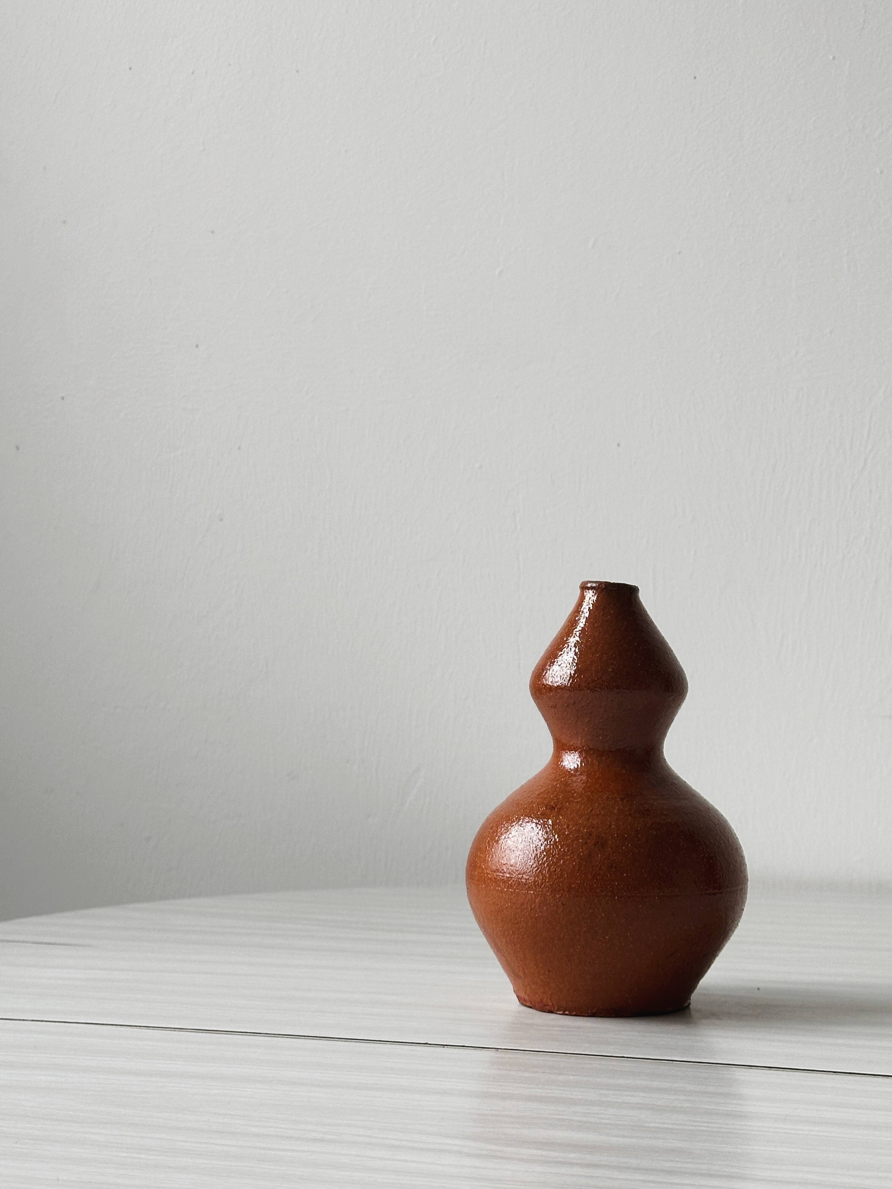 Glazed ceramic vase