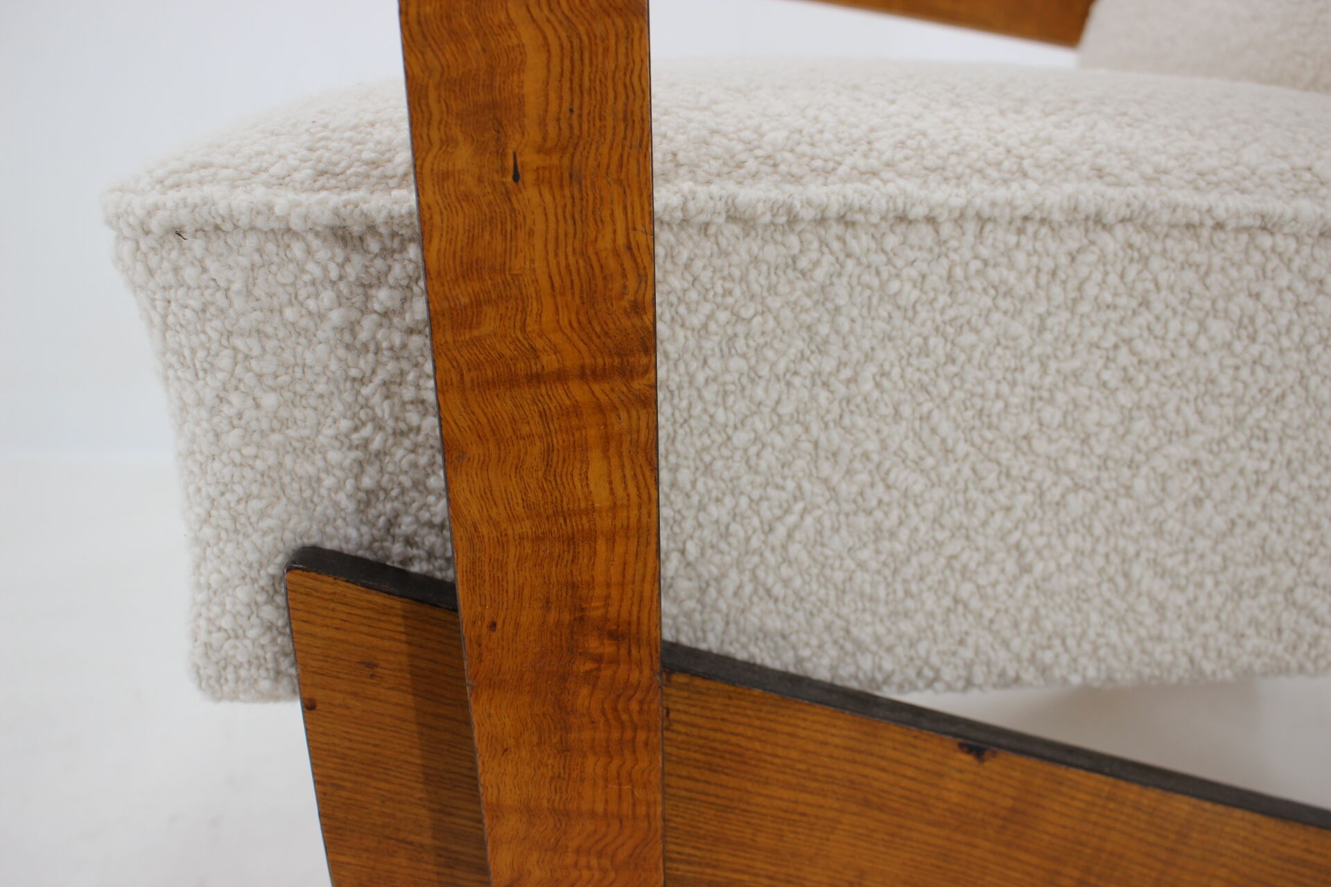 1930's unique cubist armchair, Czechoslovakia