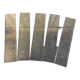 Lot de 5 plaques de propeté en verre biseauté GM
